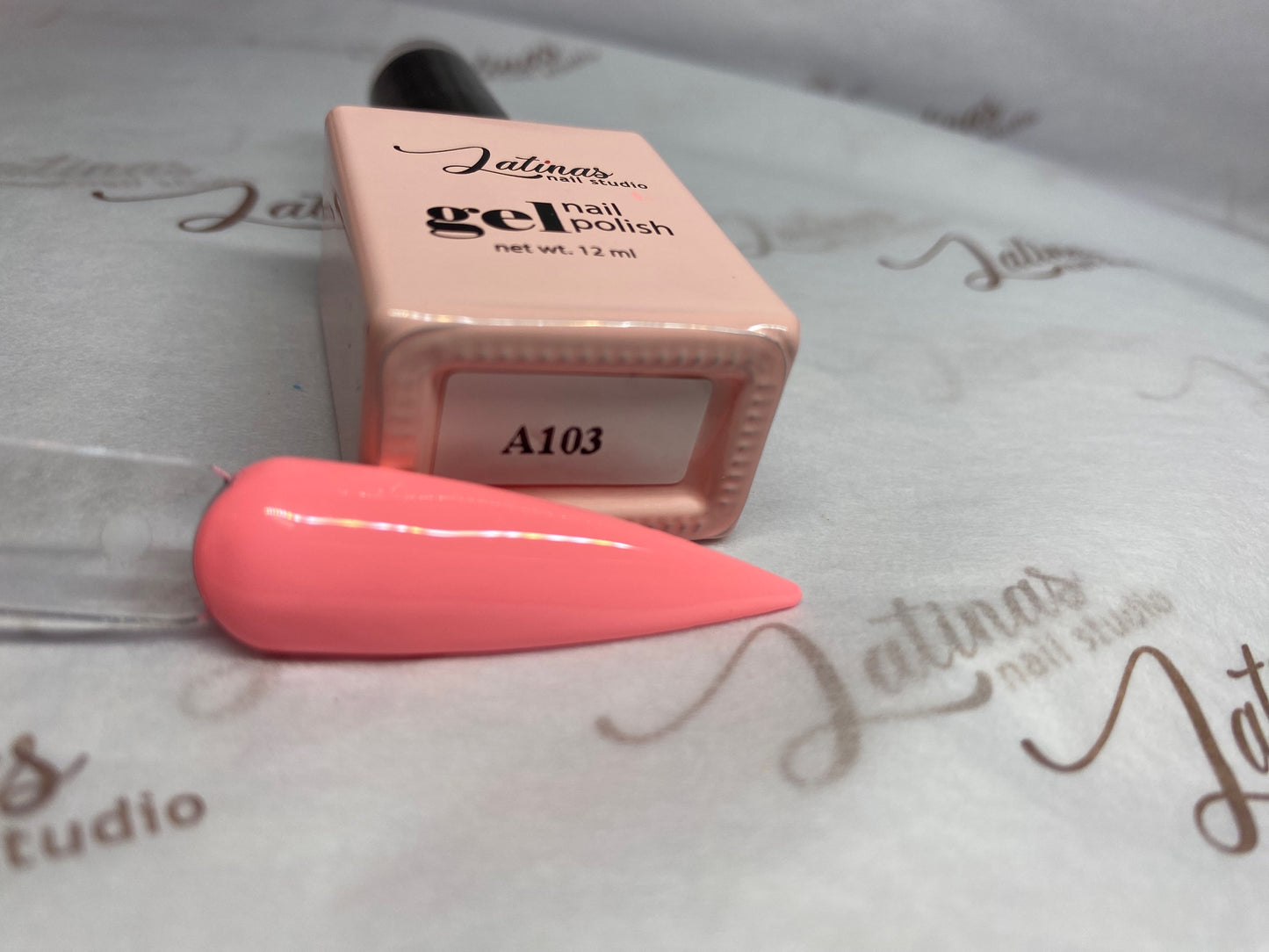 Latinas Nail Studio Gel A103 Pink image 1