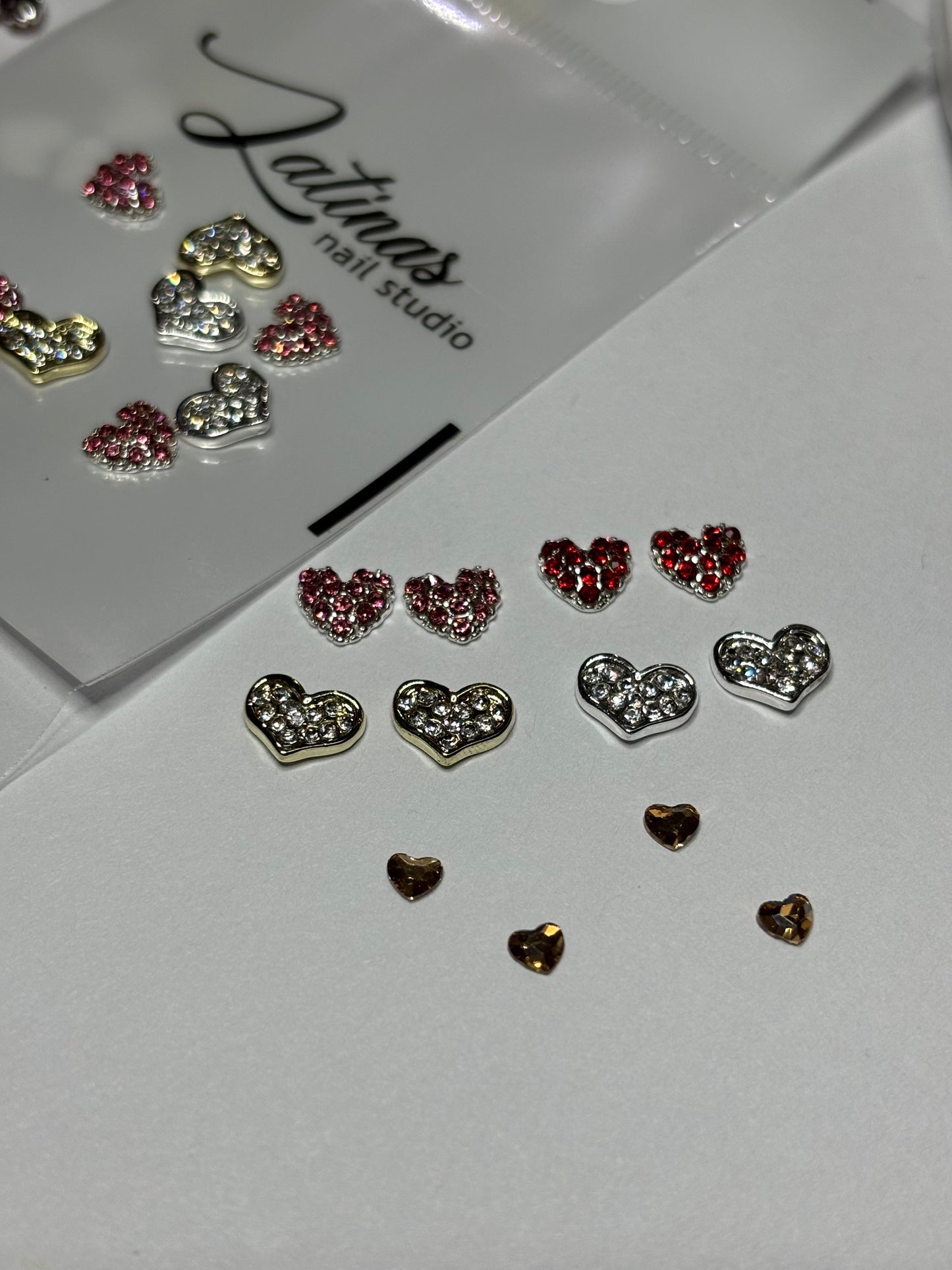 Heart Nail Charm 8pz and mix image 4