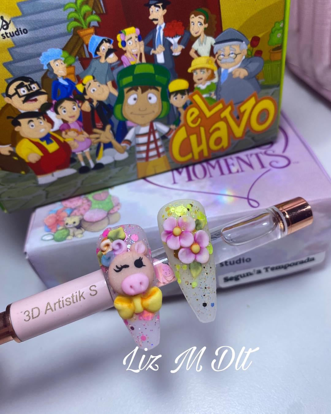 Latinas Nail Studio El Chavo 6pz Collection image 3