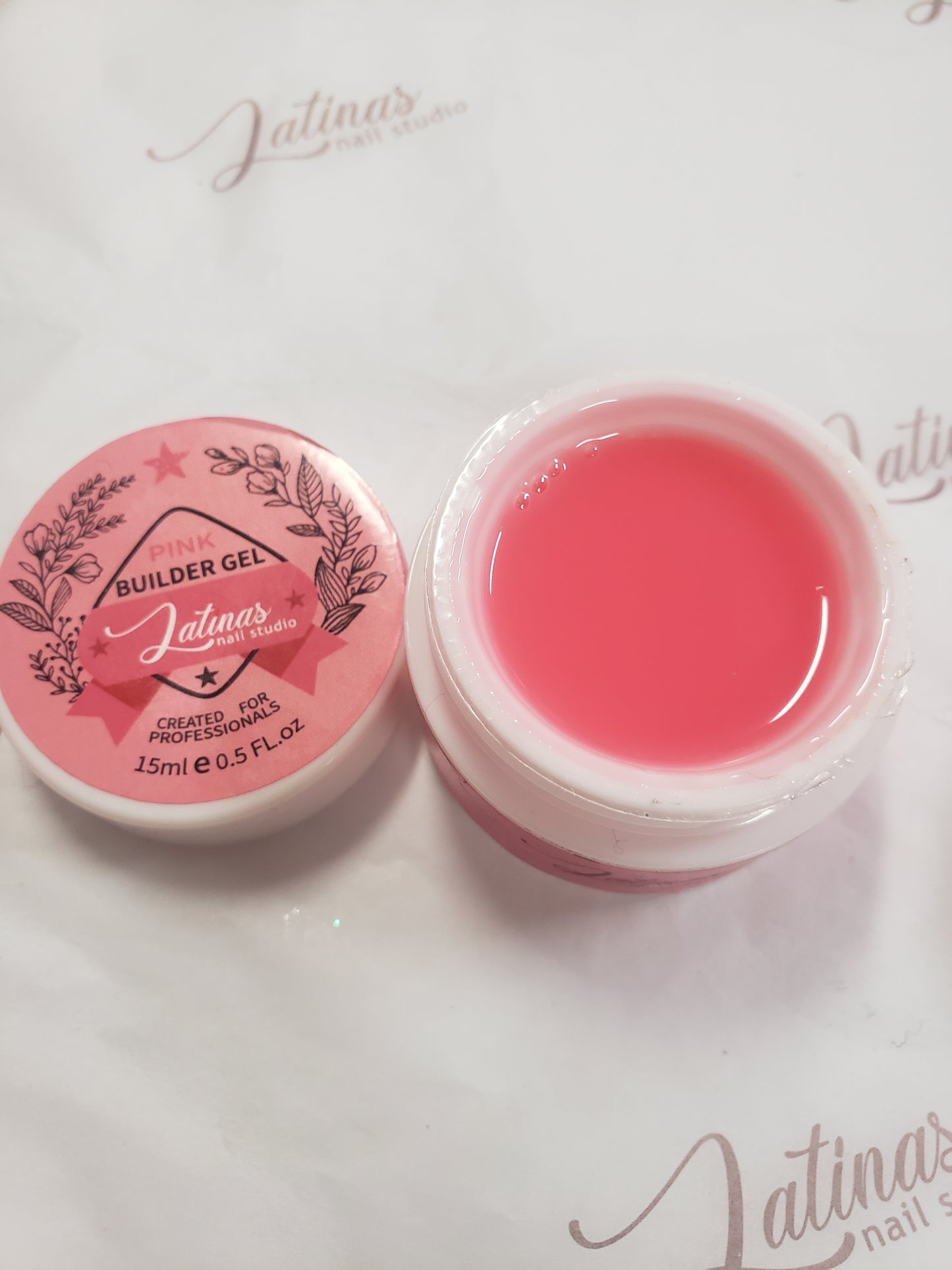 Latinas Nail Studio Builder Gel Pink .5oz image 1