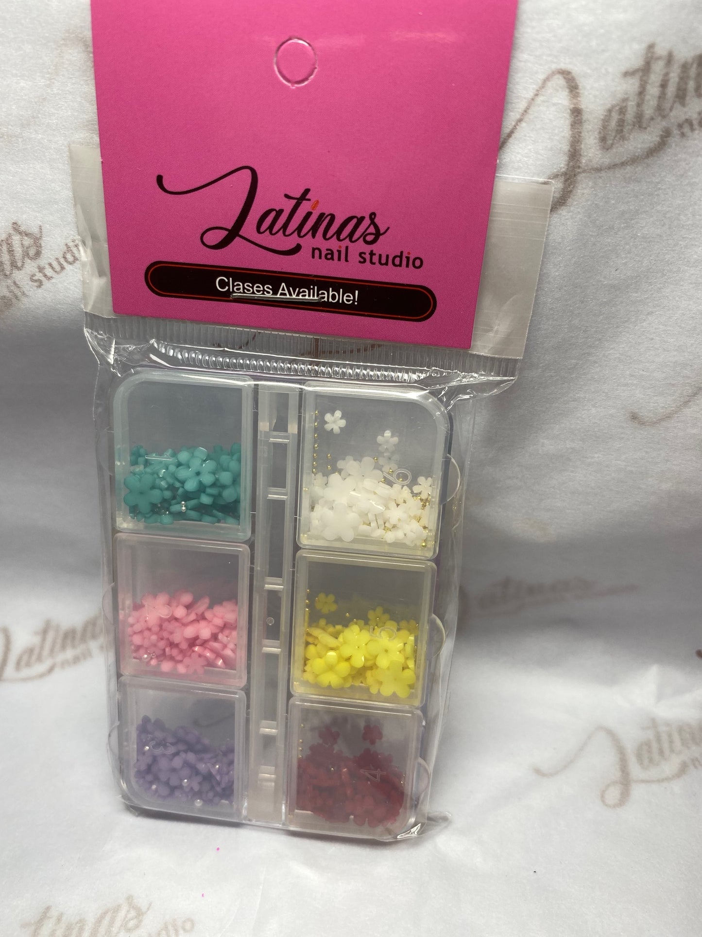 Latinas Nail Studio Flowers Assorted Colors image 1
