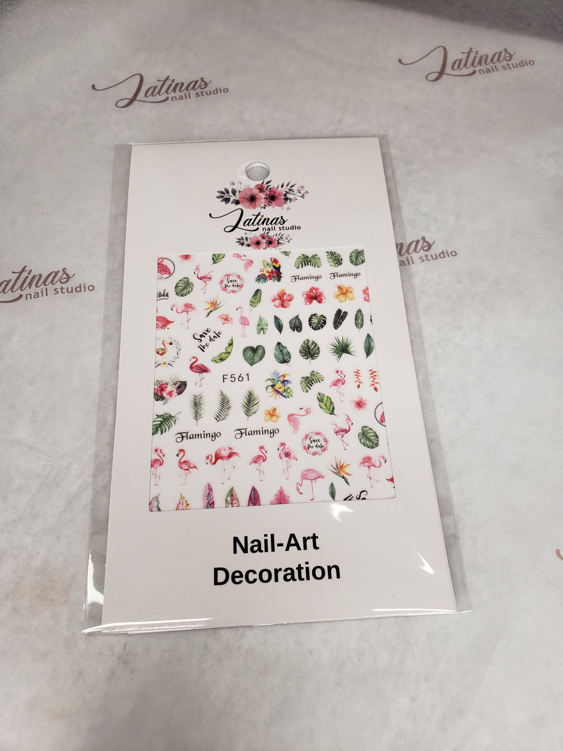 Latinas Nail Studio Nail Art Stickers F561 image 0