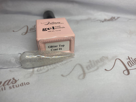 Latinas Nail Studio Top Coat Glitter #1 image 0