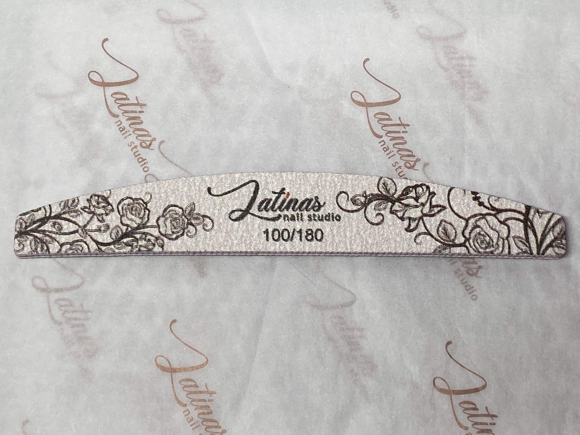 Latinas Nails Studio Nail Files Package 180-240 25pz  image 0