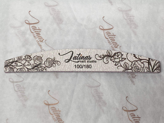 Latinas Nails Studio Nail Files Package 180-240 25pz  image 0