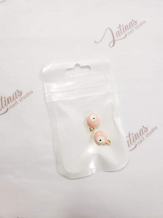Latinas Nail Studio lucky charm “ Pink Eye” 2pz  image 0