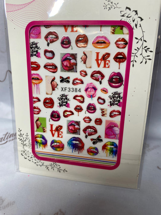 Lips Stickers 3384 image 0