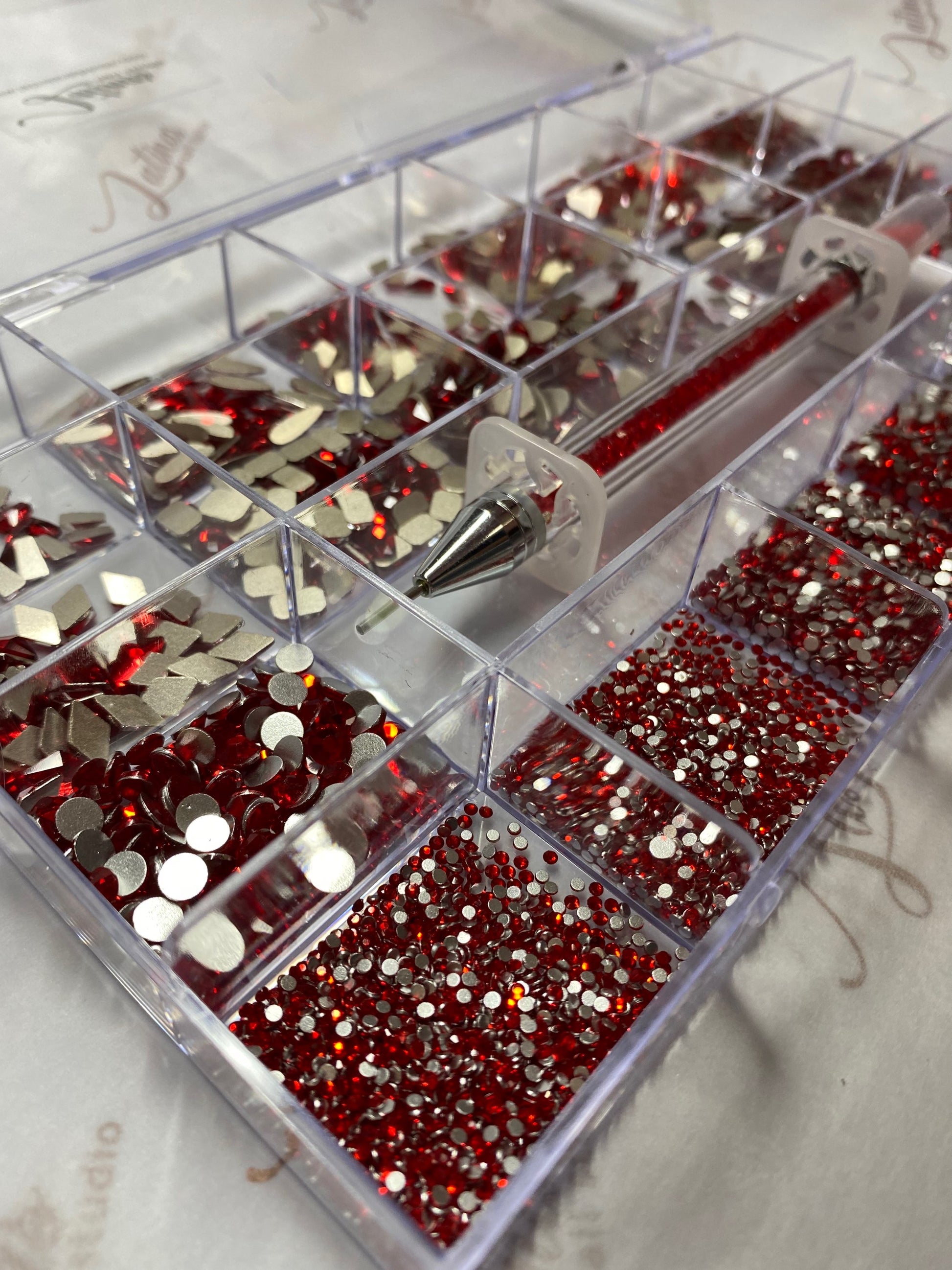 Crystal Box 12,700pz  High Quality Red/Rojo  image 0