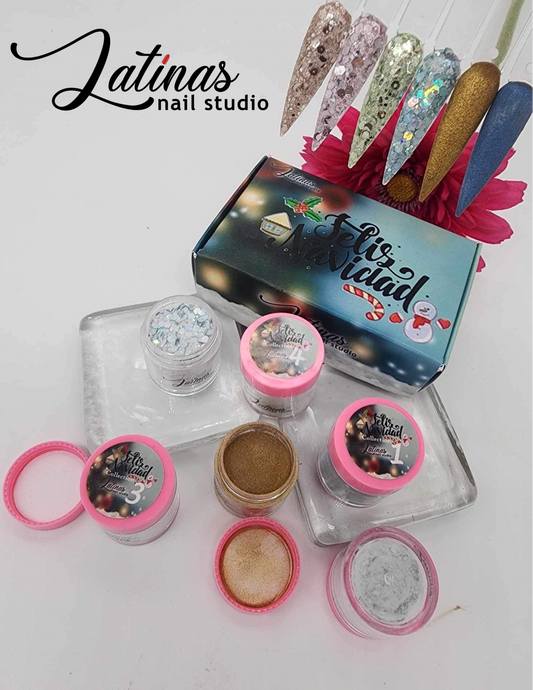 Latinas Nail Studio Feliz Navidad 6pz Collection   image 0