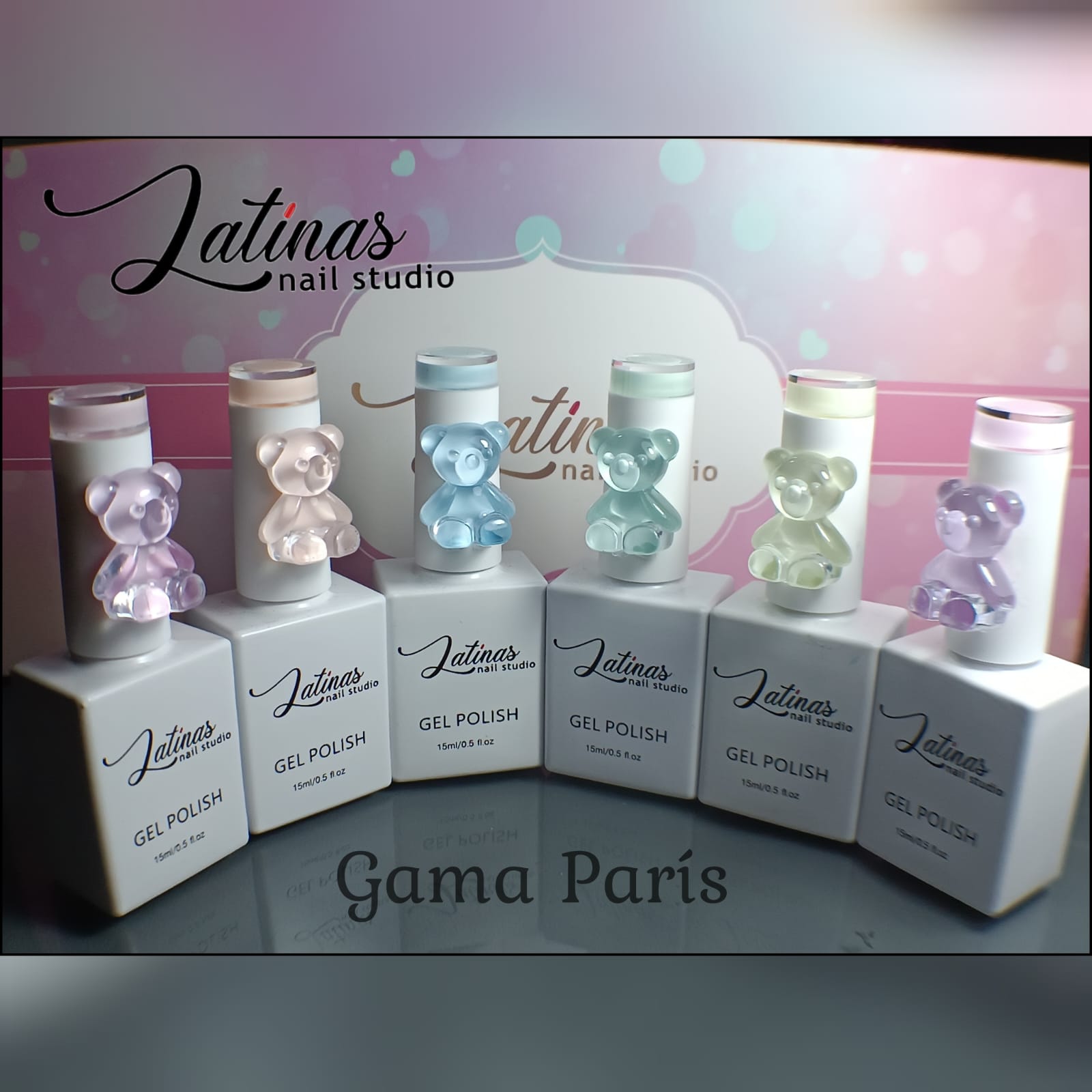 Latinas Nail Studio Paris 6pz Gel Collection   image 1