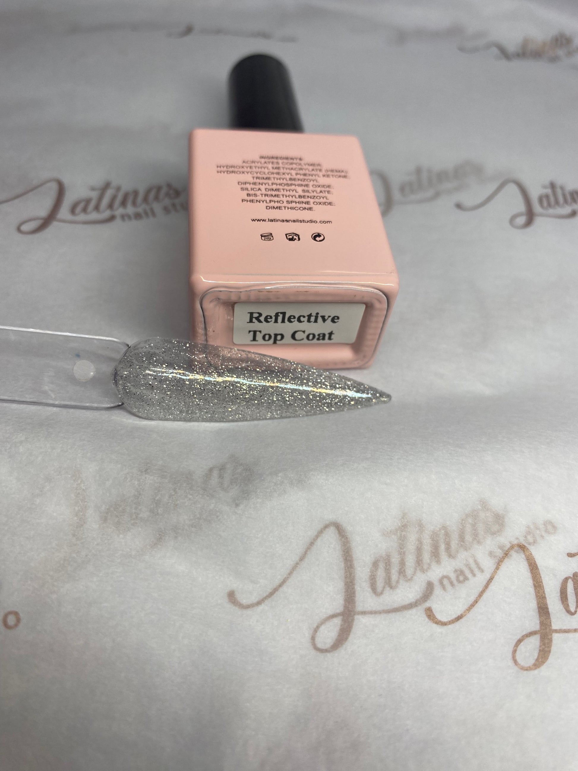 Latinas Nail Studio Reflective Top Coat image 0