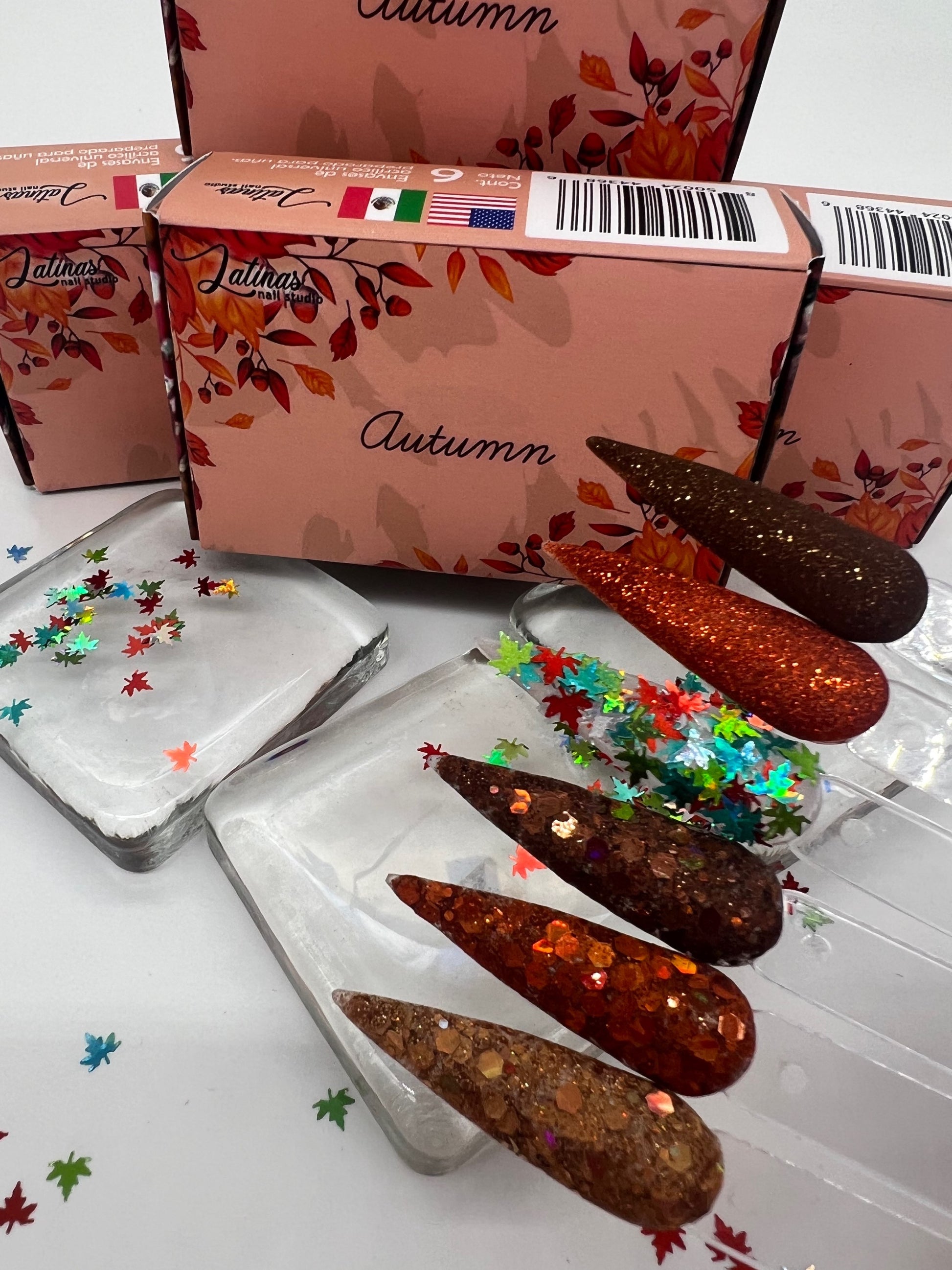 Latinas Nail Studio Autumn 6pz Collection   image 1