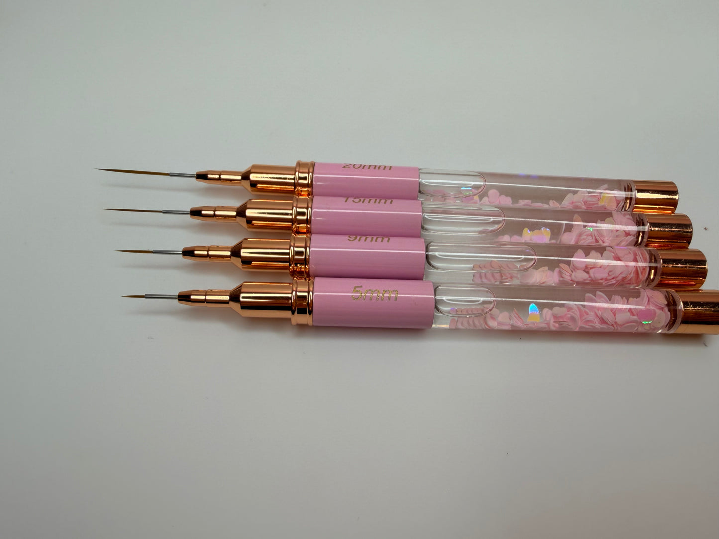 Latinas Nail Studio Pink  Liner Brush Set 4pz