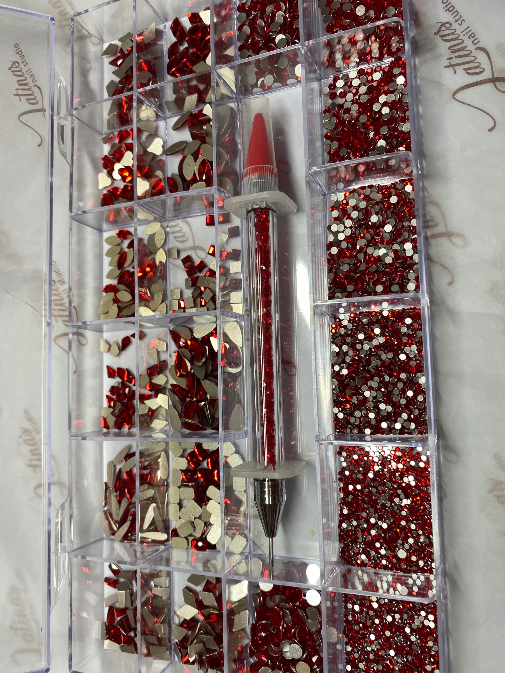 Crystal Box 12,700pz  High Quality Red/Rojo  image 5