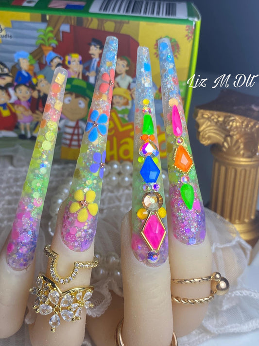 Latinas Nail Studio El Chavo 6pz Collection   image 1