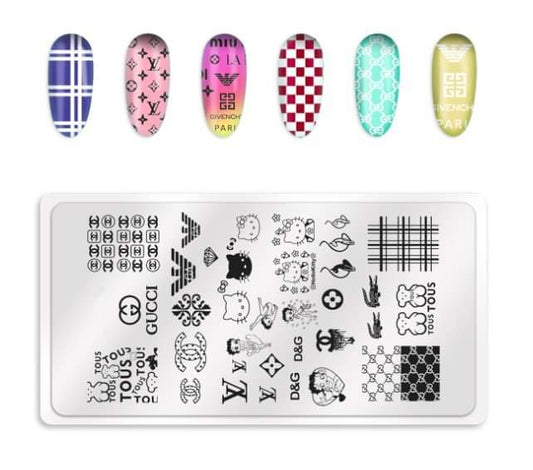 Nail Art Stamping Plates image 0