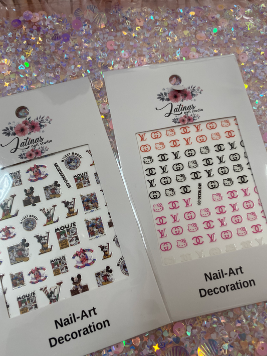 LV Mickey HK CC Sticker Decal  image 0