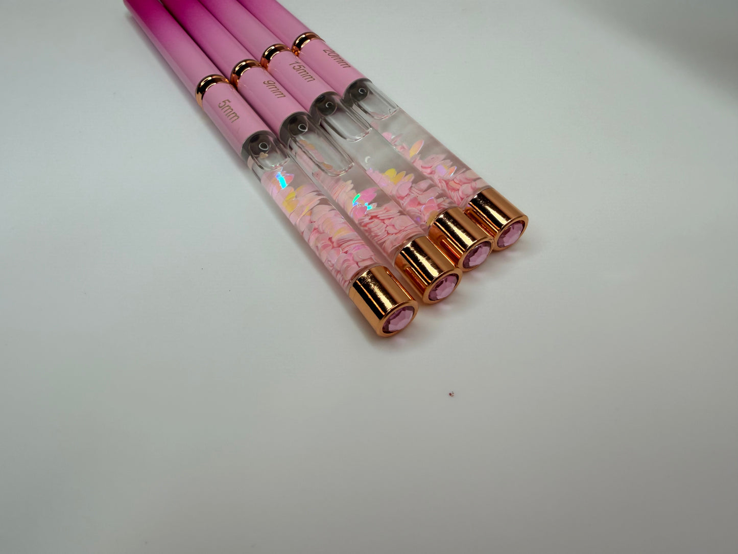 Latinas Nail Studio Pink  Liner Brush Set 4pz