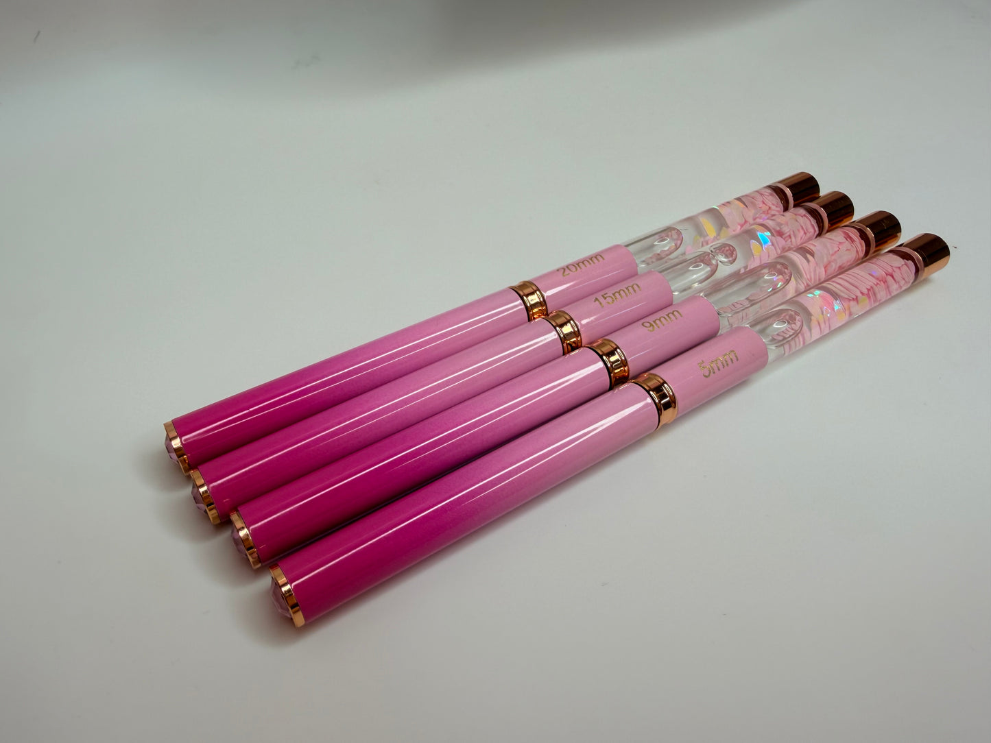 Latinas Nail Studio Pink  Liner Brush Set 4pz