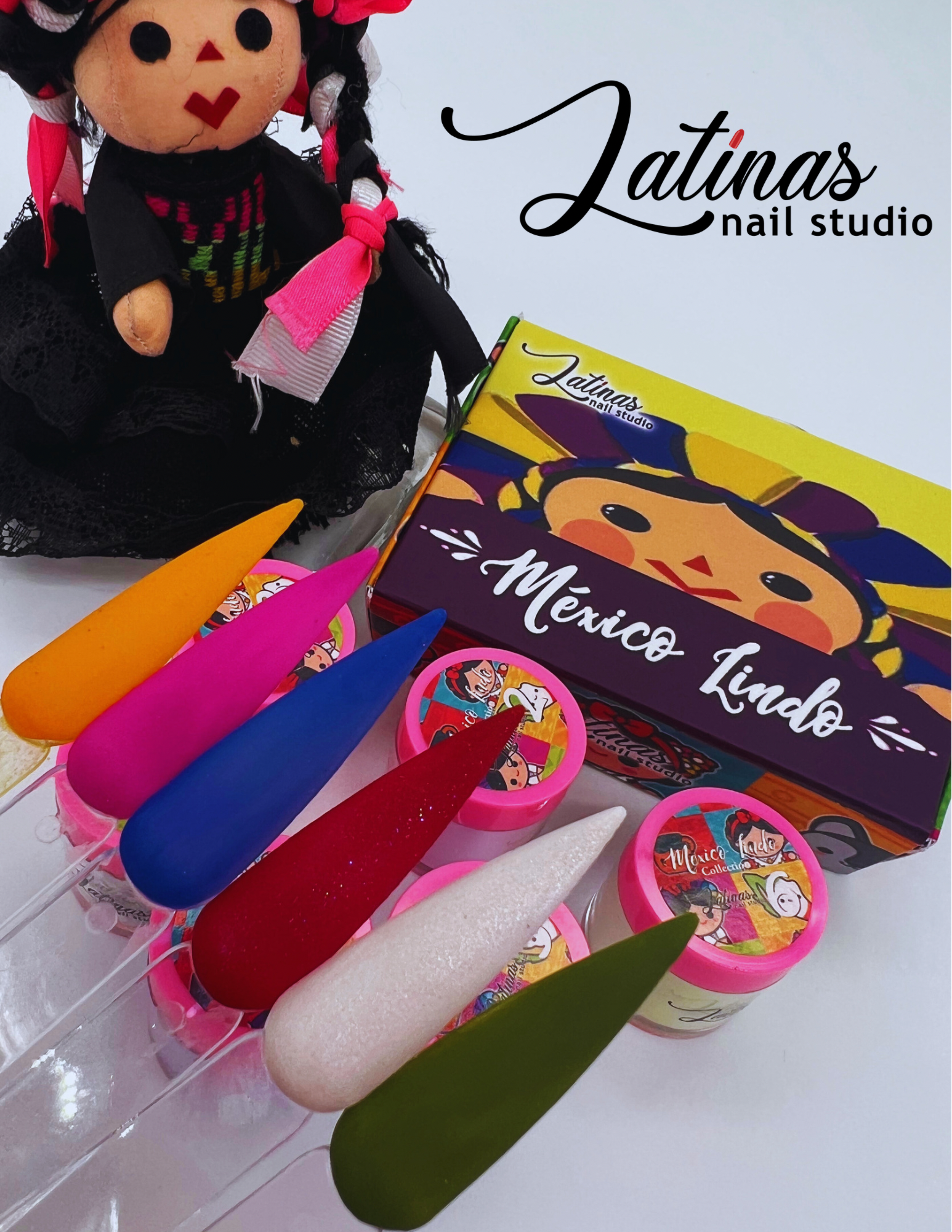 Latinas Nail Studio Mexico Lindo 6pz Collection   image 0