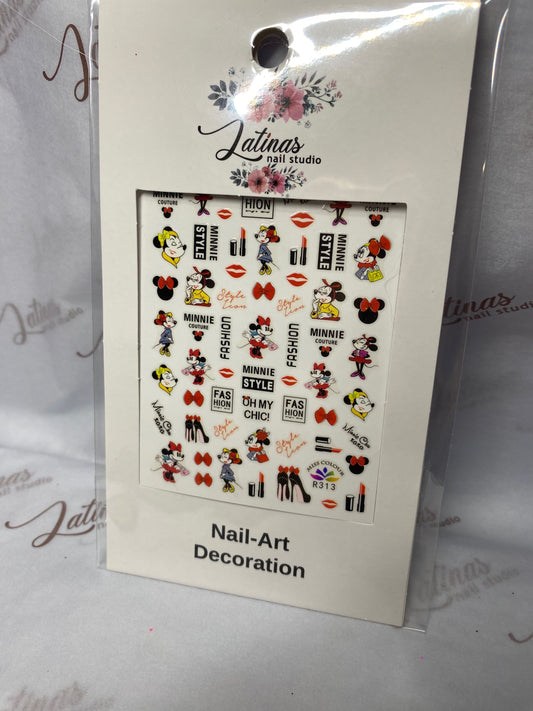 Minnie Inspired Stickers 313 image 0