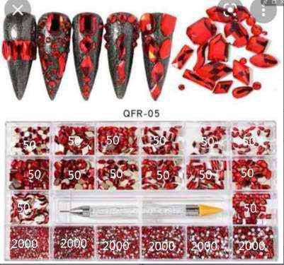 Crystal Box 12,700pz  High Quality Red/Rojo  image 1