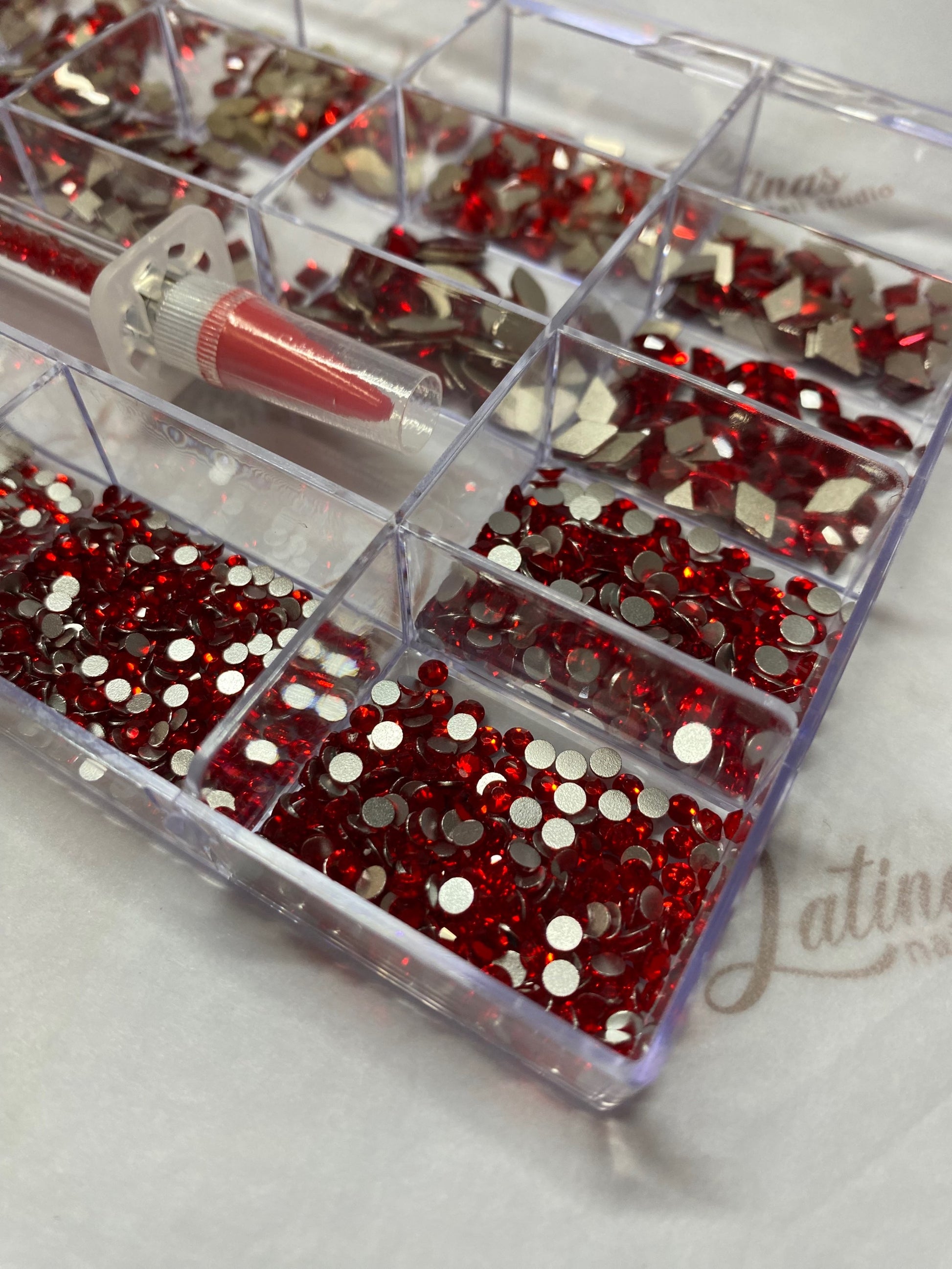 Crystal Box 12,700pz  High Quality Red/Rojo  image 2
