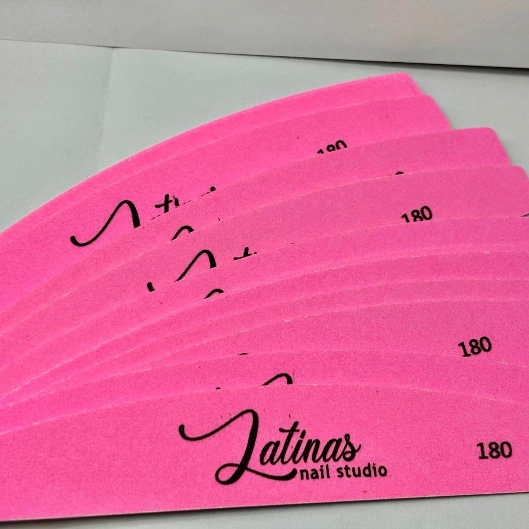 Latinas Nail Studio Disposable Nail Files  12pz 180   image 0